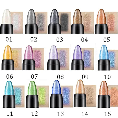 Crayons à paupières - Set de 15 couleurs - résistant à l'eau